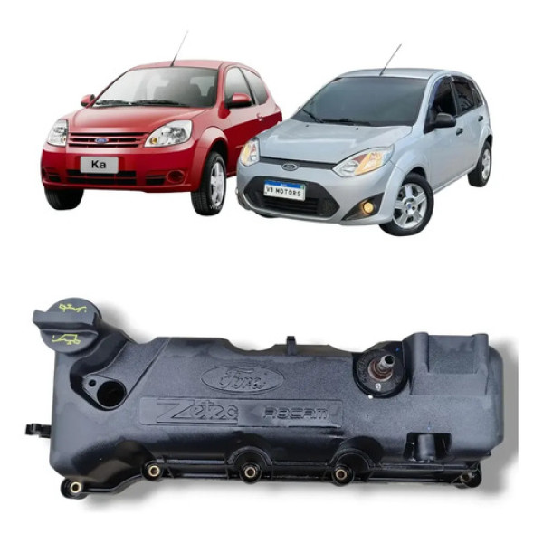 Tampa Válv Fiesta Ka Ecosport Courier 1.0 1.6 8v Zetc C/furo Preto