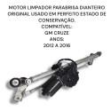 Motor Limpador Parabrisa Chevrolet Cruze Lt 1.8 Original