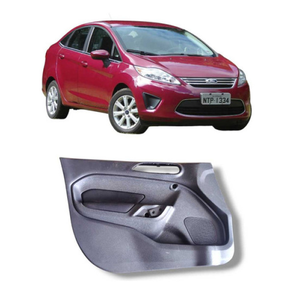 Forro Porta Dianteira Esquerda Ford Fiesta 2011 A 2013