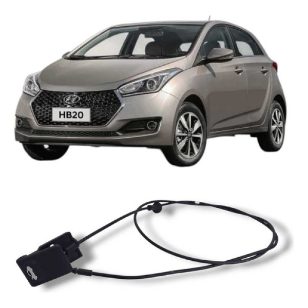 Cabo Puxador Abertura Capô Hyundai Hb20 2013 A 2019 Original