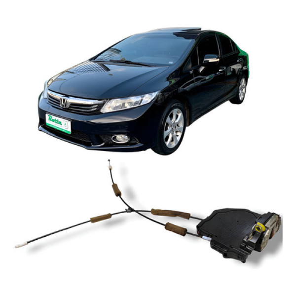 Fechadura Porta Traseira Esquerda Honda Civic 2012 2016 Orig