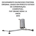  Escapamento Silencioso  Fiat Grand Siena 1.4 Original 