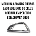 Moldura Cromada Difusor Lado Esquerdo Do Cruze 2020 Original