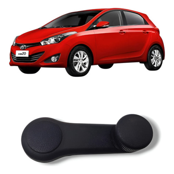 Manivela Vidro Traseiro Direito Hyundai Hb20 2013 A 2019