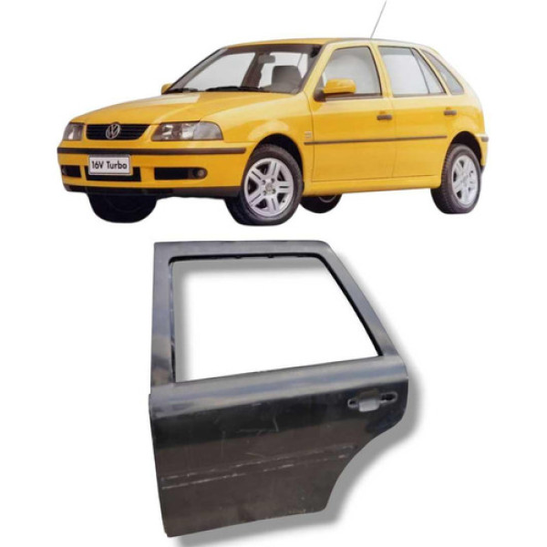 Porta Traseira Esquerda Gol Parati G2 G3 G4 1995 2014 Traseira Esquerda Preto