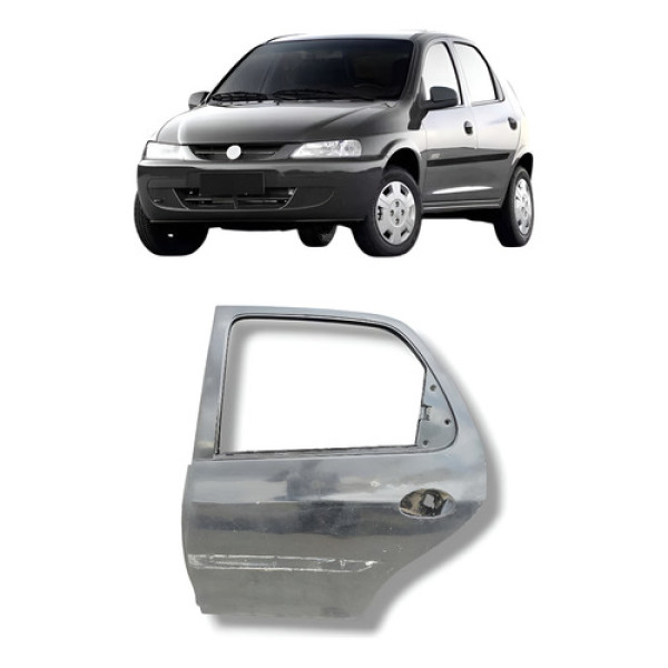 Porta Traseira Esquerda Gm Celta 2002 A 2006 Original