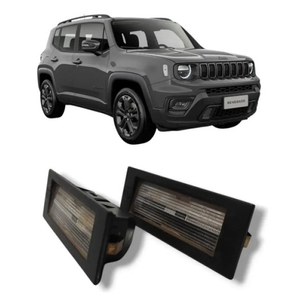 Par Luz Placa Jeep Renegade Fiat Toro 2016 2020