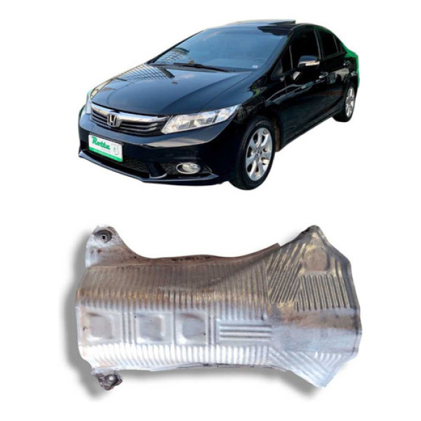 Defletor Calor Escapamento Honda Civic 2012 A 2016 Original