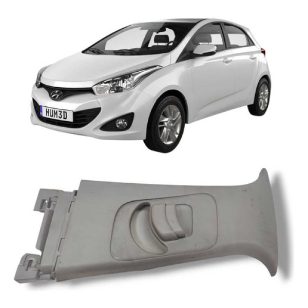 Acabamento Coluna Esquerda Hyundai Hb20 2013 A 2019 Original Preto