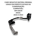 Cabo Negativo Bateria Chevrolet Cruze Original 