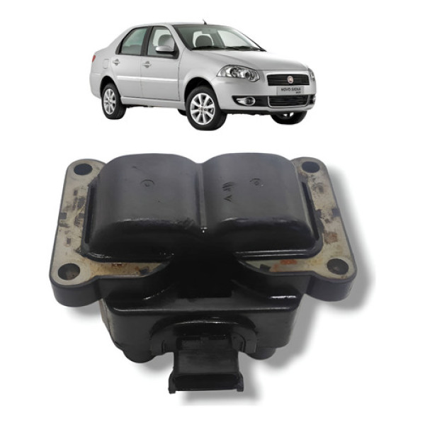 Bobina Ignição Fiat Siena 1.4 2008 A 2012 Original