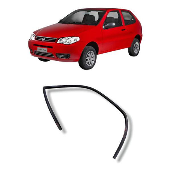Borracha Canaleta Dianteiro Direito Fiat Palio 2012 A 2016