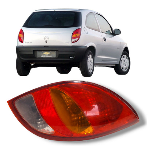 Lanterna Traseira Direita Celta 2001 A 2006 Direito/passageiro Vermelho