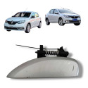 Maçaneta Externa Esquerda Renault Logan Sandero Original Prateado Dianteira/traseira