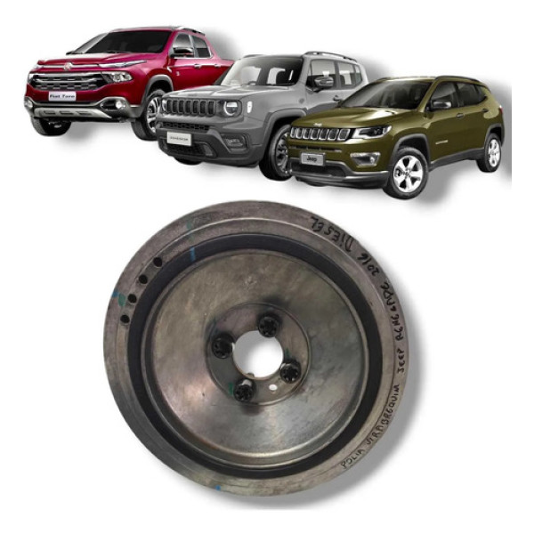 Polia  Virabrequim Renegade Compass Toro 2.0 Diesel Original