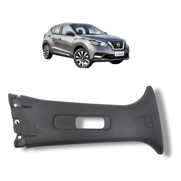 Moldura Superior Coluna Direita Nissan Kicks 2017 A 2021