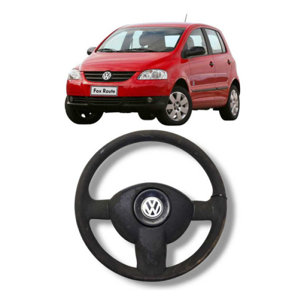 Volante Vw Volkswagen Fox Gol 2008 2012  Original Prateado