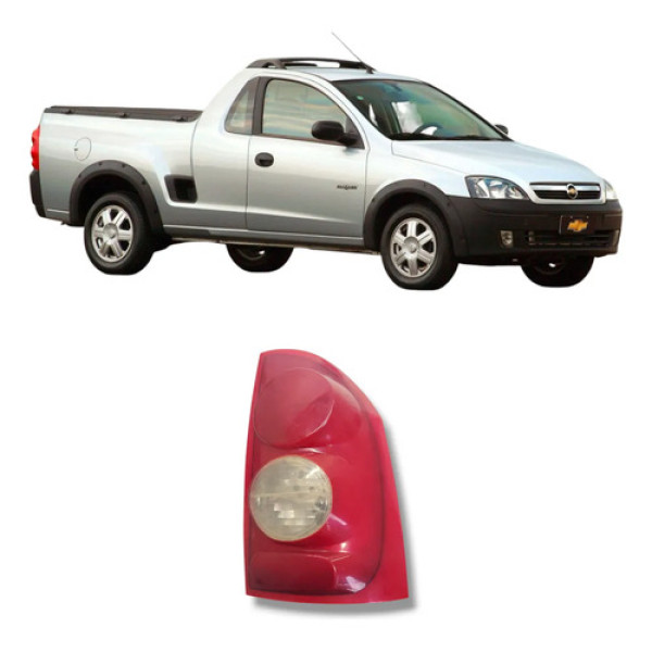 Lanterna Traseira Direita Montana 2003 A 2010 Direito/passageiro Vermelho