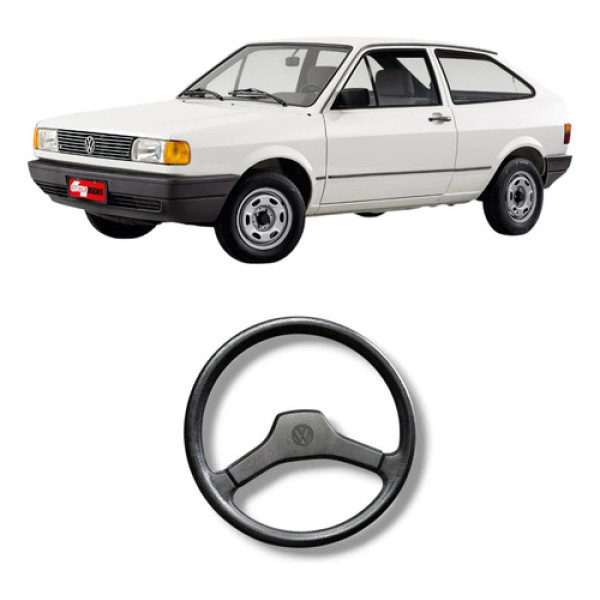 Volante Vw Gol Parati Voyage 1989 1996 Original Preto