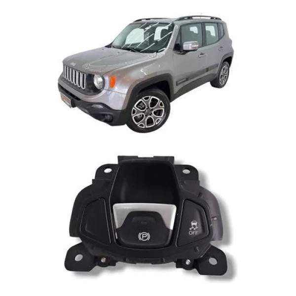 Botão Freio Mão Controle Tração Jeep Renegade 2016 2021 12