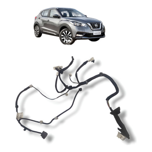 Chicote Porta Dianteira Esquerda Nissan Kicks 2017 A 2021