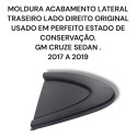  Acabamento Lateral Traseira Direita Cruze Sedan Original 