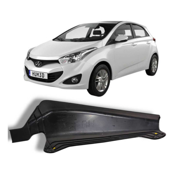 Suporte Trava Traseira Direita Hyundai Hb20 2013 A 2019 Preto