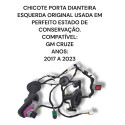 Chicote Porta Dianteira Esquerda Chevrolet Cruze Original 
