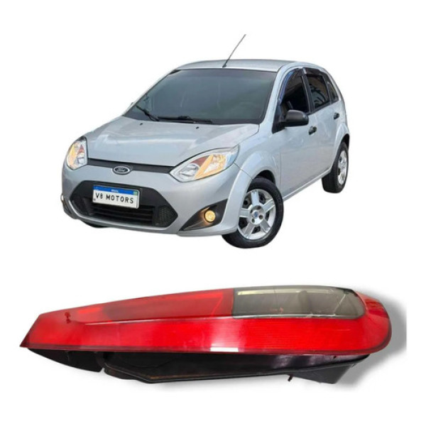 Lanterna Traseira Esquerda Ford Fiesta Hatch 2003 2014 Origi Esquerdo/motorista Vermelho