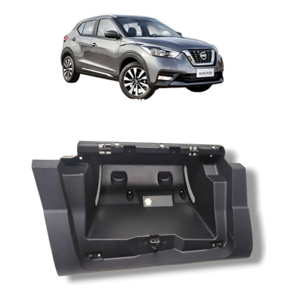 Suporte Caixa Porta Luvas Nissan Kicks 2017 A 2021 Original