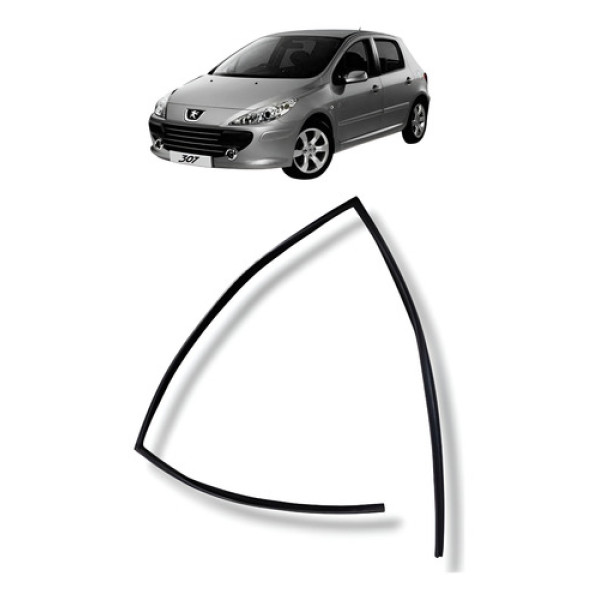 Borracha Vidro Dianteiro Esquerdo Peugeot 307 2010
