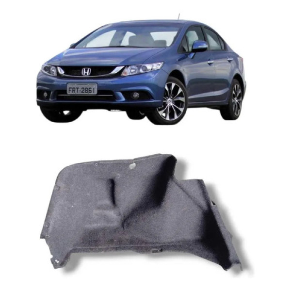 Forro Esquerdo Porta Malas Honda Civic 2012 2016