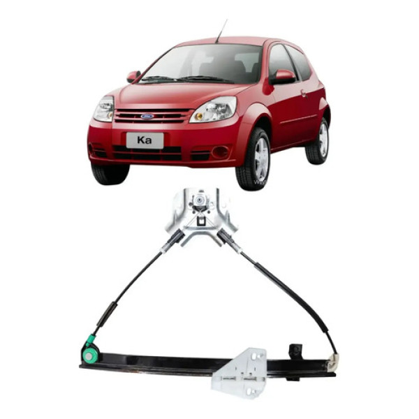 Máquina De Vidro Porta Direita Ka 2008 A 2013 Manual