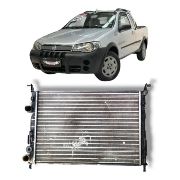 Radiador Água Fiat Strada 1.4 2008 2012