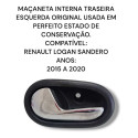  Maçaneta Interna Dianteira Esquerda Logan Sandero Original 