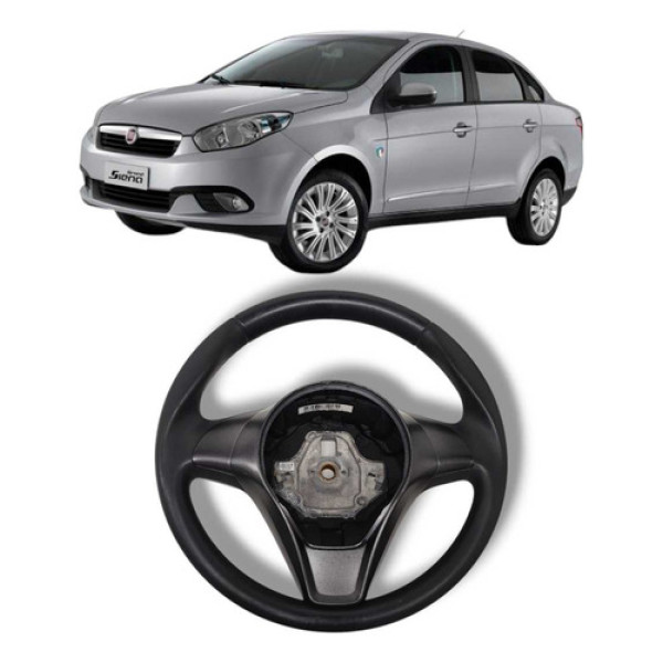 Volante Fiat Grand Siena 2015 A 2021 Original Preto