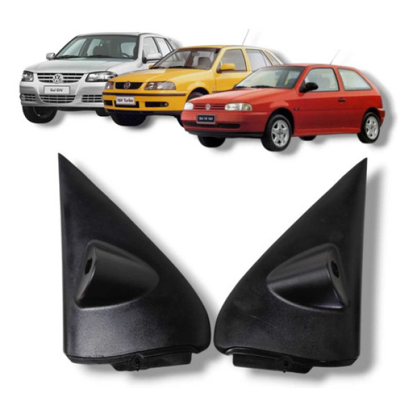 Par Acabamento Retrovisor Vw Gol G2 G2 G4 1994 2014 Original
