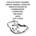 Chicote Porta Traseira Direita Chevrolet Cruze Original 
