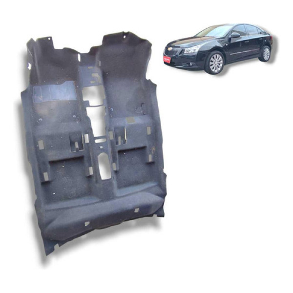 Carpete Assoalho Chevrolet Cruze Sedan 2012 A 2016 Original Cinza