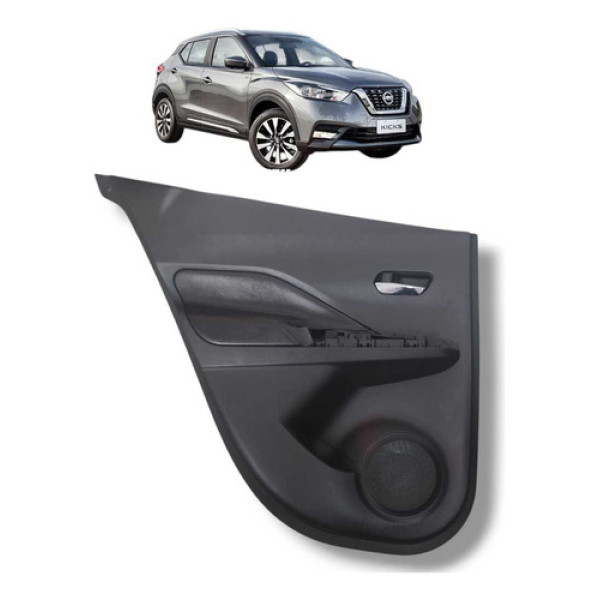 Forro Porta Traseira Esquerda Nissan Kicks 2017 A 2021