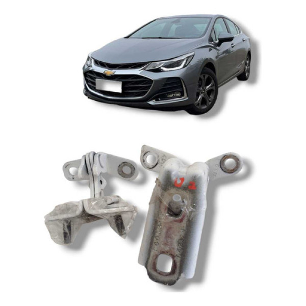 Par Dobradiça Traseira Direita Chevrolet Cruze Original 