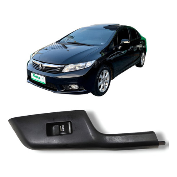 Comando Vidro Elétrico Traseiro Honda Civic 2012 2016