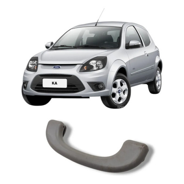 Alça Teto Pqp Direito Ford Ka 2008 2013 Cinza