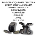 Dobradiça Porta Traseira Direita Chevrolet Cruze Original