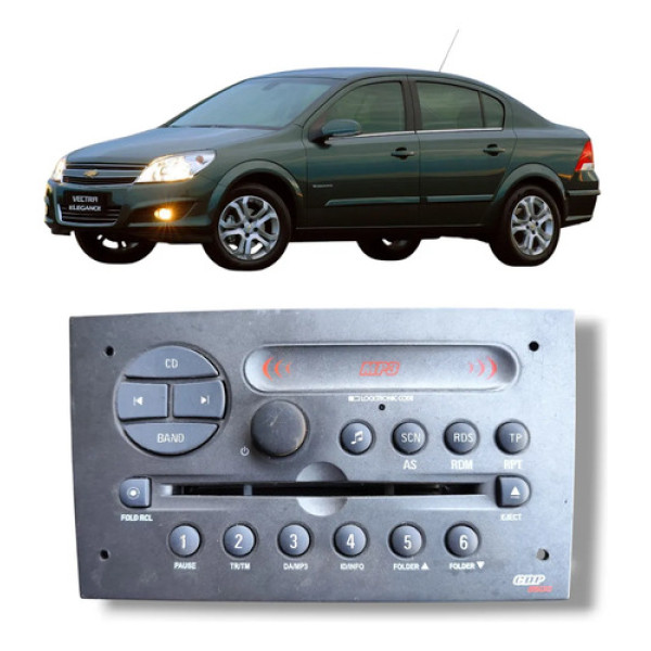 Rádio Mp3 Gm Chevrolet Vectra 2006 2011 Original