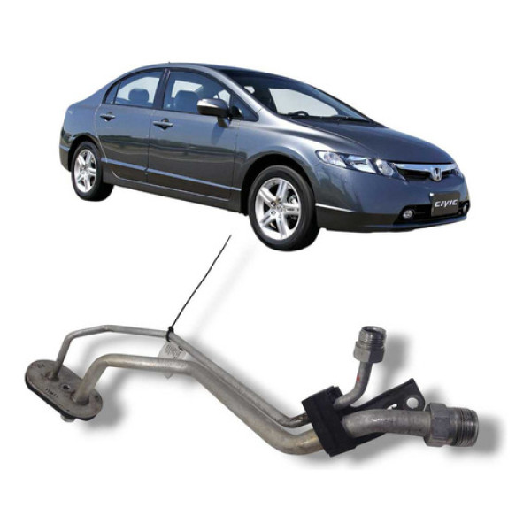  Tubo Ar Condicionado Honda Civic 2007 A 2011 Original 