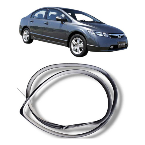 Borracha Porta Traseira Esquerda Honda Civic Original 