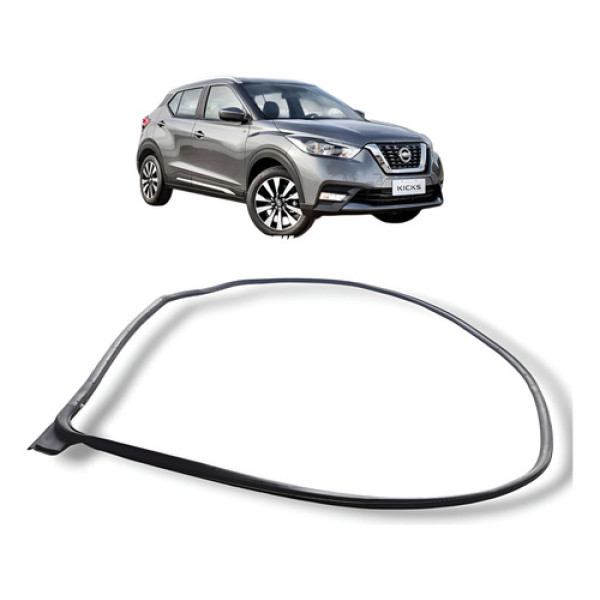 Borracha Guarnição Porta Traseira Esquerda Nissan Kicks 2018