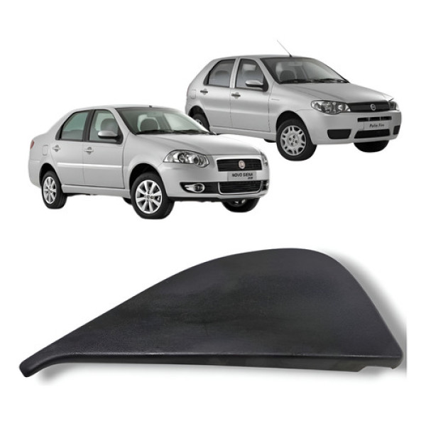 Moldura Porta Traseira Esquerda Fiat Siena 2008 2012 Origina