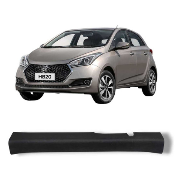Soleira Porta Dianteira Esquerda Hyundai Hb20 2013 A 2019 Preto